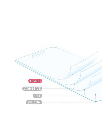 Celly GLASSIP4 protezione per lo schermo e il retro dei telefoni cellulari Apple 1 pz