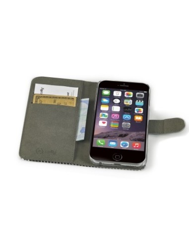 Celly Dandy custodia per cellulare Custodia a borsellino Nero, Multicolore