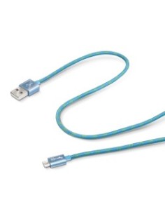 Celly 1.0M USB - Micro USB M M cavo USB 1 m USB A Micro-USB B Blu