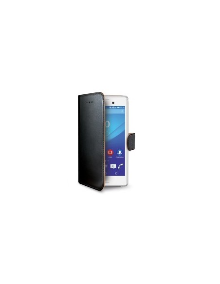 Celly WALLY custodia per cellulare Custodia a libro Nero