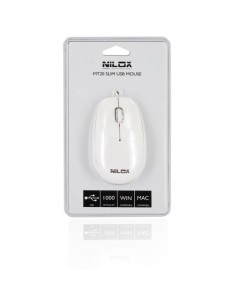 Nilox MT20 mouse Viaggio Ambidestro USB tipo A Ottico 1000 DPI 2