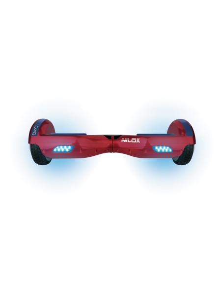 Nilox DOC Plus hoverboard Monopattino autobilanciante 10 km h 4300 mAh Blu, Rosso