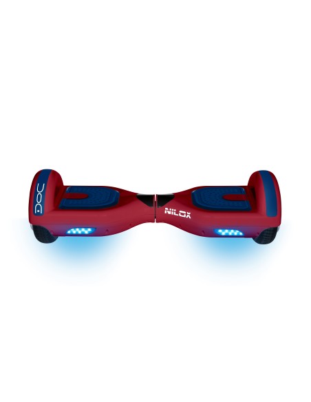 Nilox DOC Plus hoverboard Monopattino autobilanciante 10 km h 4300 mAh Blu, Rosso