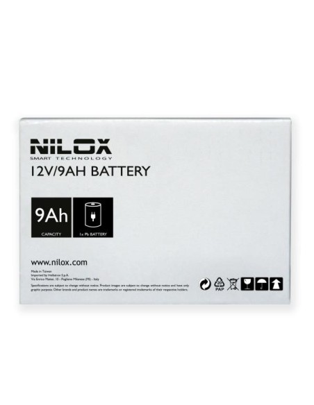 Nilox 17NXBA9A00001 batteria UPS Acido piombo (VRLA) 12 V 9 Ah