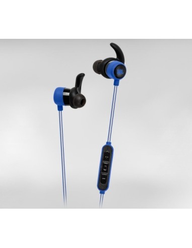 JBL Reflect Mini BT Auricolare Wireless Passanuca Musica e Chiamate Bluetooth Nero, Blu