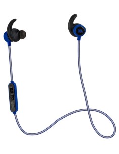 JBL Reflect Mini BT Auricolare Wireless Passanuca Musica e Chiamate Bluetooth Nero, Blu