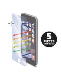 Celly GLASSPACK600 protezione per lo schermo e il retro dei telefoni cellulari Apple 5 pz