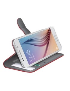 Celly WALLY490RD custodia per cellulare Custodia a borsellino Rosso 2