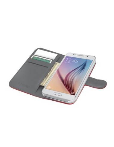 Celly WALLY490RD custodia per cellulare Custodia a borsellino Rosso
