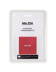 Nilox 10NXCRQ100001 lettore di schede USB 2.0 Rosso 2