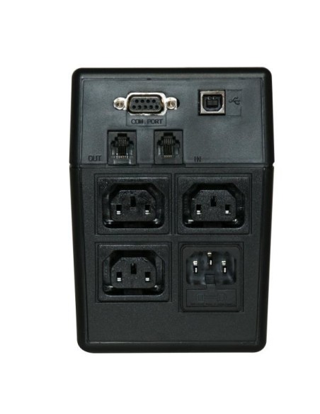Nilox Value LCD gruppo di continuità (UPS) A linea interattiva 0,84 kVA 420 W 3 presa(e) AC