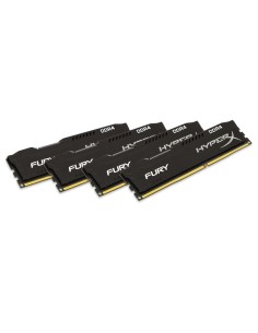 HyperX FURY Memory Black 32GB DDR4 2666MHz Kit memoria 4 x 8 GB