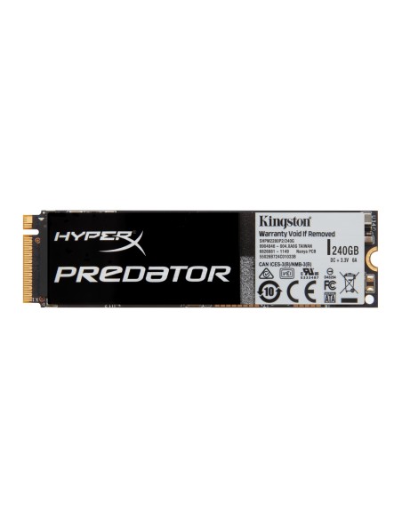 HyperX Predator SHPM2280P2H 240G drives allo stato solido 240 GB M.2 PCI Express 2.0 MLC