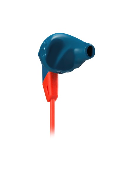 JBL Grip 200 Auricolare Cablato In-ear Musica e Chiamate Blu, Rosso