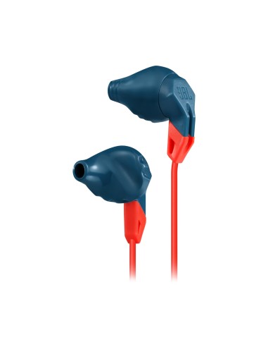 JBL Grip 200 Auricolare Cablato In-ear Musica e Chiamate Blu, Rosso