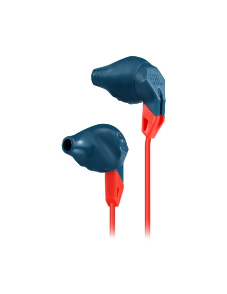 JBL Grip 200 Auricolare Cablato In-ear Musica e Chiamate Blu, Rosso