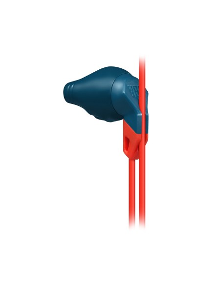 JBL Grip 200 Auricolare Cablato In-ear Musica e Chiamate Blu, Rosso