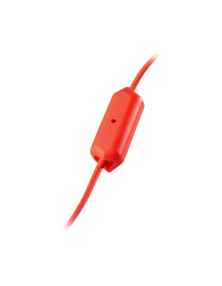 JBL Grip 200 Auricolare Cablato In-ear Musica e Chiamate Blu, Rosso