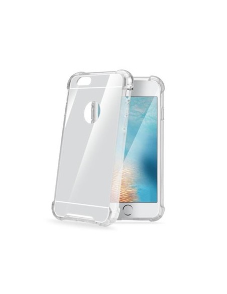 Celly ARMORMIR800SV custodia per cellulare 11,9 cm (4.7") Cover Specchio, Argento