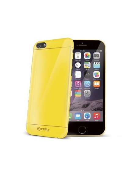 Celly Gelskin custodia per cellulare Cover Trasparente, Giallo