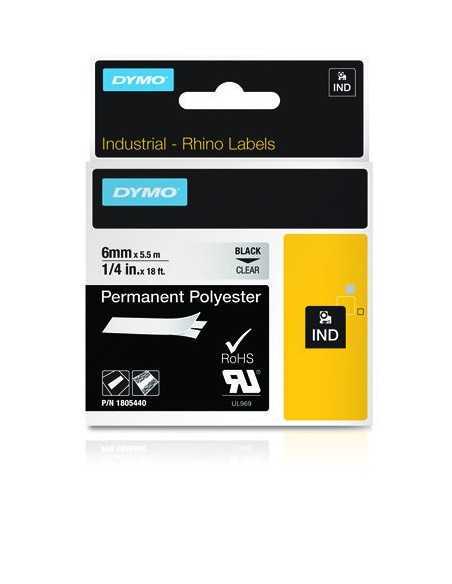 Dymo NASTRO 6MMX 5 5M POLIESTERE NE TRA D1 RHINOPRO 1805440 0071701059956 MATERIALE DI CONSUMO