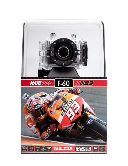 Nilox 13NXAKFHMARC4 fotocamera per sport d'azione 16 MP Full HD CMOS 25,4   2,3 mm (1   2.3") 92 g