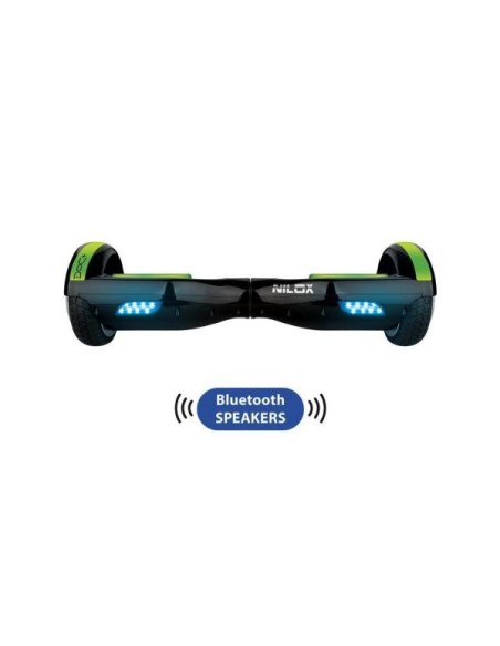 Nilox 30NXBK65BT001 hoverboard Monopattino autobilanciante 10 km h 4300 mAh Nero, Verde