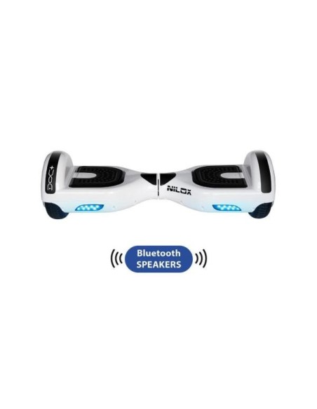 Nilox 30NXBK65BT002 hoverboard Monopattino autobilanciante 10 km h 4300 mAh Nero, Bianco