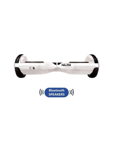 Nilox 30NXBK65BT002 hoverboard Monopattino autobilanciante 10 km h 4300 mAh Nero, Bianco