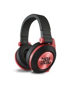 JBL E50 BT Auricolare Con cavo e senza cavo A Padiglione Musica e Chiamate Bluetooth Nero, Rosso