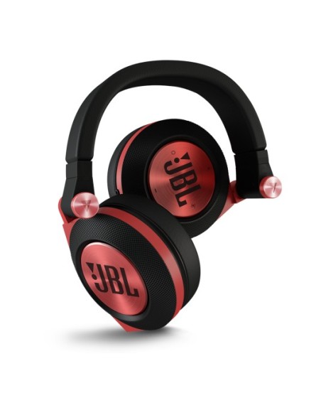 JBL E50 BT Auricolare Con cavo e senza cavo A Padiglione Musica e Chiamate Bluetooth Nero, Rosso