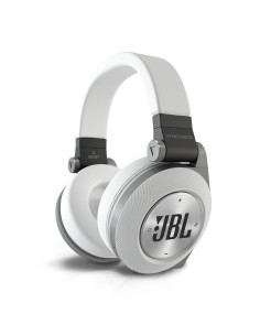 JBL E50 BT Auricolare Con cavo e senza cavo A Padiglione Musica e Chiamate Bluetooth Argento, Bianco