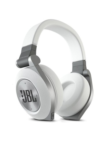 JBL E50 BT Auricolare Con cavo e senza cavo A Padiglione Musica e Chiamate Bluetooth Argento, Bianco