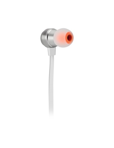 JBL T280A Cuffie Cablato In-ear Musica e Chiamate Argento, Bianco