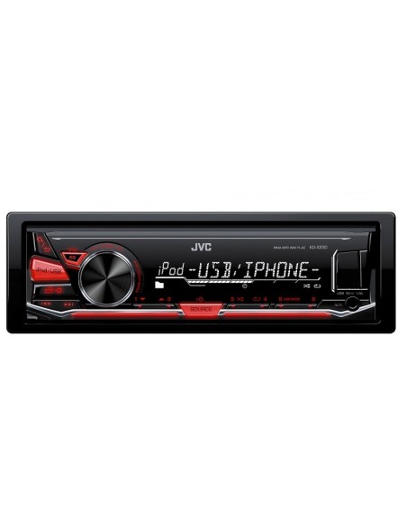 JVC KD-X230 Nero, Rosso