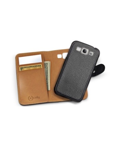 Celly AMBO232BK custodia per cellulare 12,2 cm (4.8") Custodia a borsellino Nero