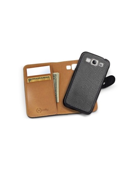 Celly AMBO232BK custodia per cellulare 12,2 cm (4.8") Custodia a borsellino Nero