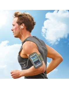 Celly ARMBAND03 custodia per cellulare Fascia da braccio Mimetico, Verde 2