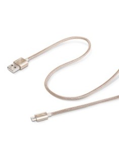 Celly 1.0M USB - Micro USB M M cavo USB 1 m USB A Micro-USB B Oro