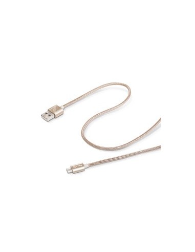 Celly 1.0M USB - Micro USB M M cavo USB 1 m USB A Micro-USB B Oro