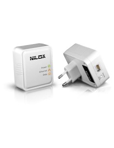 Nilox DPL-2010K 200 Mbit s Collegamento ethernet LAN Bianco 2 pz
