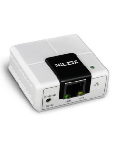 Nilox DPS-130U server di stampa LAN Ethernet Bianco
