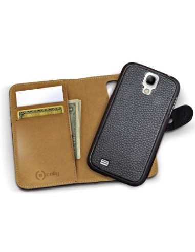 Celly AMBO332BK custodia per cellulare 10,9 cm (4.3") Custodia a borsellino Nero