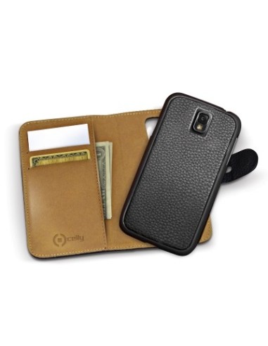 Celly AMBO366BK custodia per cellulare 13,2 cm (5.2") Custodia a borsellino Nero