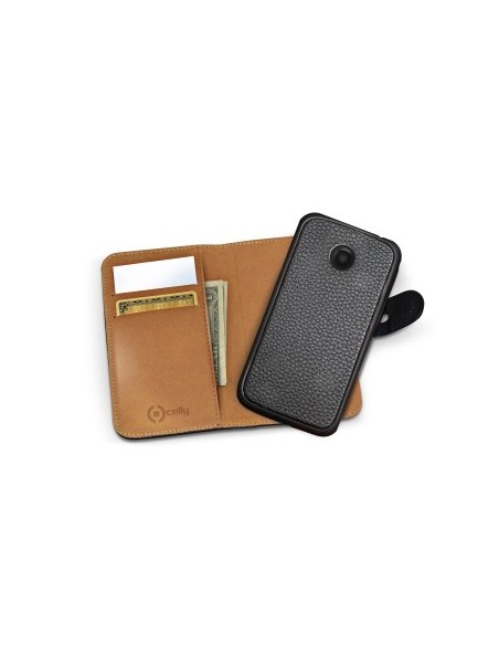 Celly AMBO401BK custodia per cellulare 11,4 cm (4.5") Custodia a borsellino Nero