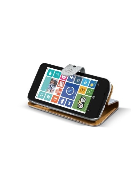 Celly AMBO401WH custodia per cellulare 11,4 cm (4.5") Custodia a borsellino Bianco