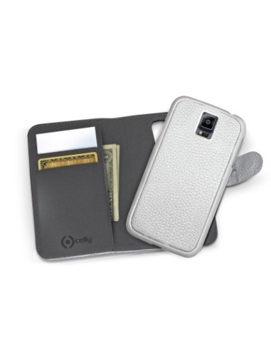 Celly AMBO429WH custodia per cellulare 14,5 cm (5.7") Custodia a borsellino Bianco
