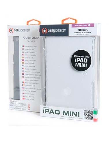 Celly BOOKTAB07W custodia per tablet Custodia a libro Bianco