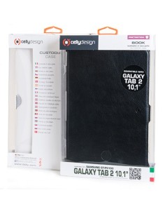 Celly BOOKTAB252 custodia per tablet 25,6 cm (10.1") Custodia a libro Nero 2