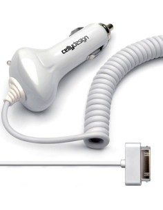Celly C1IPHONEW Caricabatterie per dispositivi mobili Telefono cellulare Bianco Accendisigari Auto